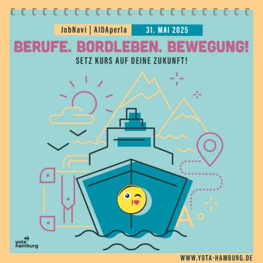 JobNavi: AIDA perla | 31. Mai 2025 | 9:15 &ndash; 13:30 Uhr