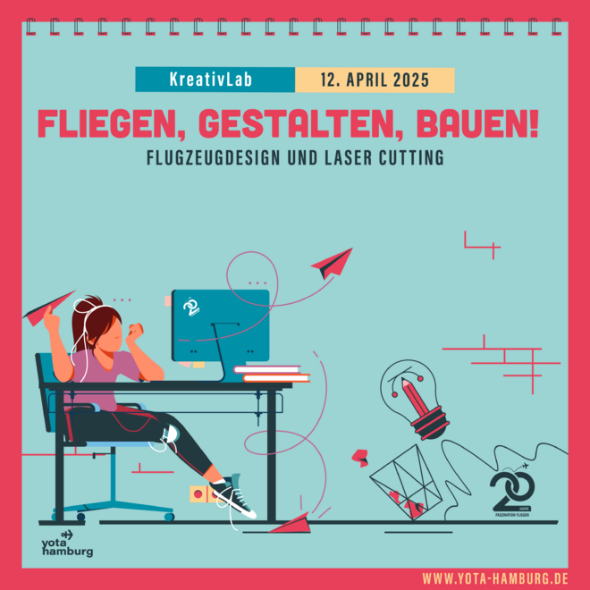 KreativLab: Flugzeugdesign und Laser Cutting | 12. August 2026 | 10:00 &ndash; 14:00 Uhr